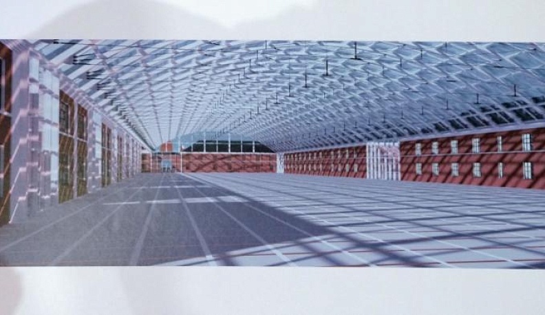 Гостиный двор  готовятся закрышевать