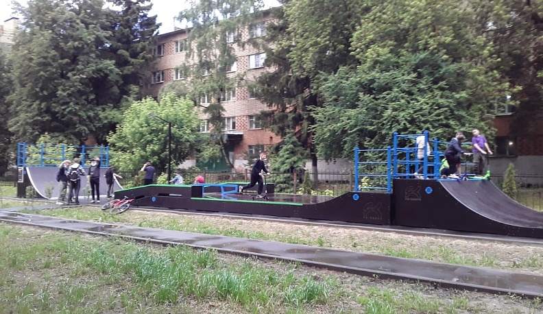 В Малоярославце открыли скейт-парк 