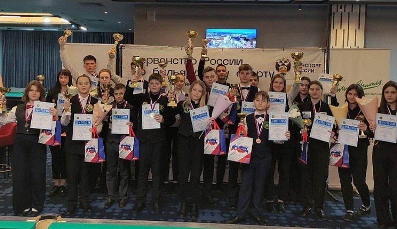 Золото первенства России по бильярдному спорту завоевал калужанин