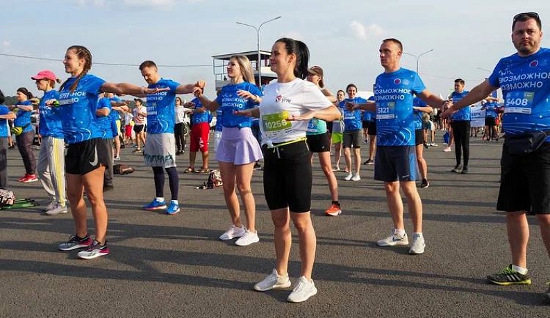 Представители министерства внутренней политики и массовых коммуникаций приняли участие в основных стартах Космического марафона