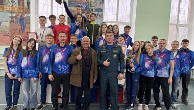 Калужане заняли первое место в межрегиональных соревнованиях по пожарно-спасательному спорту 