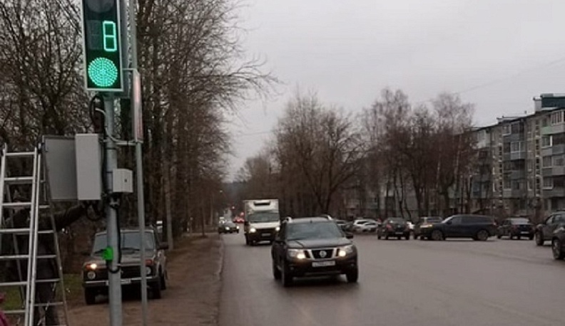 В Калуге появился новый светофор