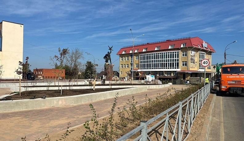 Первый этап благоустройства улицы Калужской завершился в Малоярославце