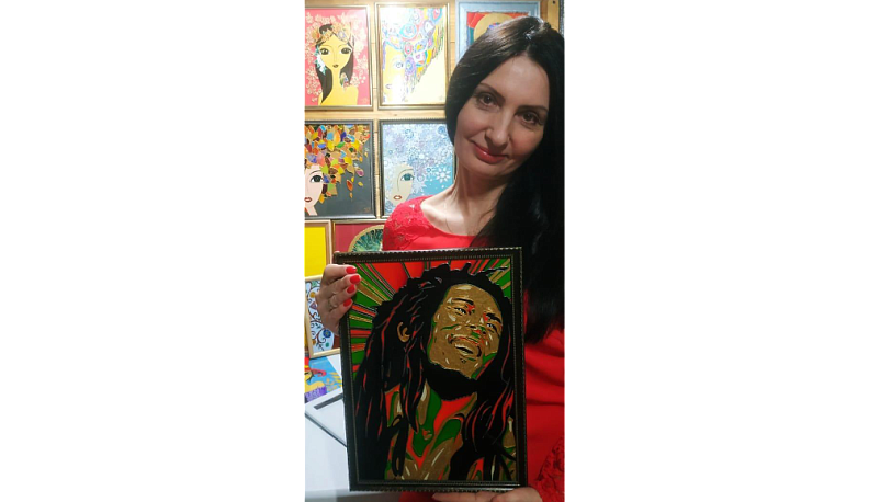 Стекло расцвело