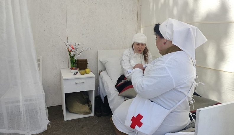 Калужане могли увидеть, как выглядела жизнь солдат и мирных граждан во время Великой Отечественной войны