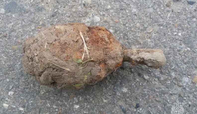 На улице Тульской в Калуге обезвредили гранату времен Великой Отечественной войны