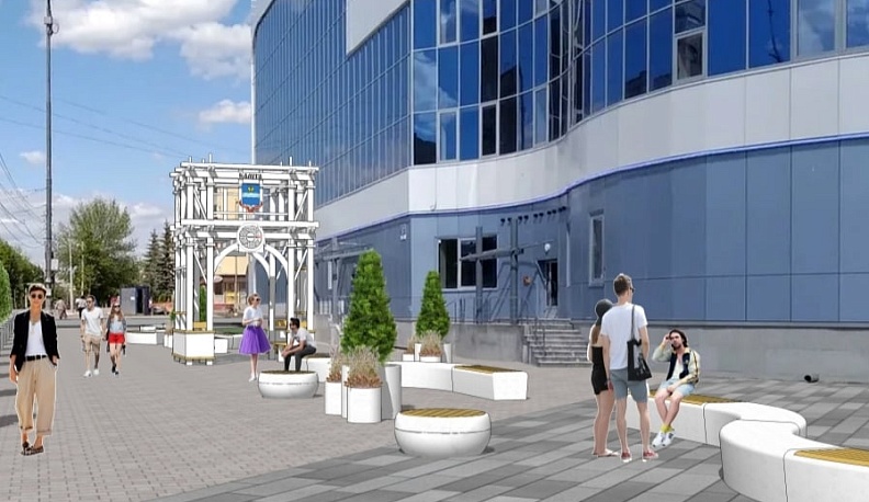 В Калуге начали строить новые «Московские ворота» у Дворца спорта