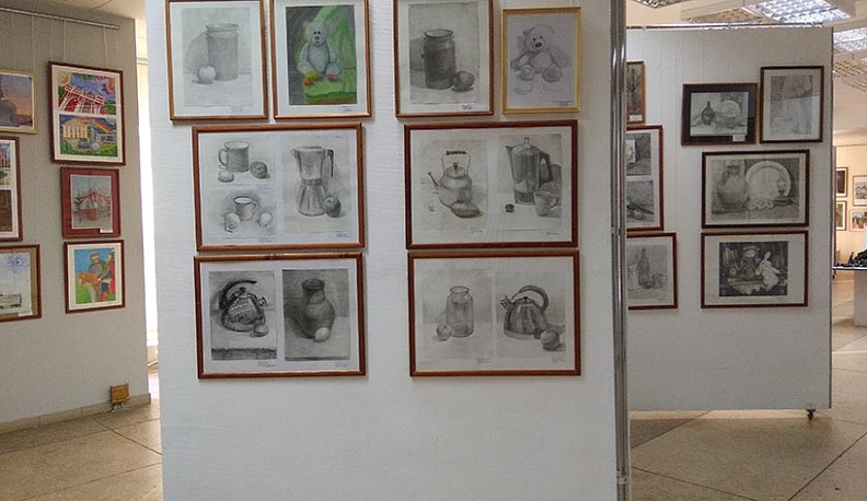 Юные калужские художники приняли участие сразу в двух городских конкурсах 