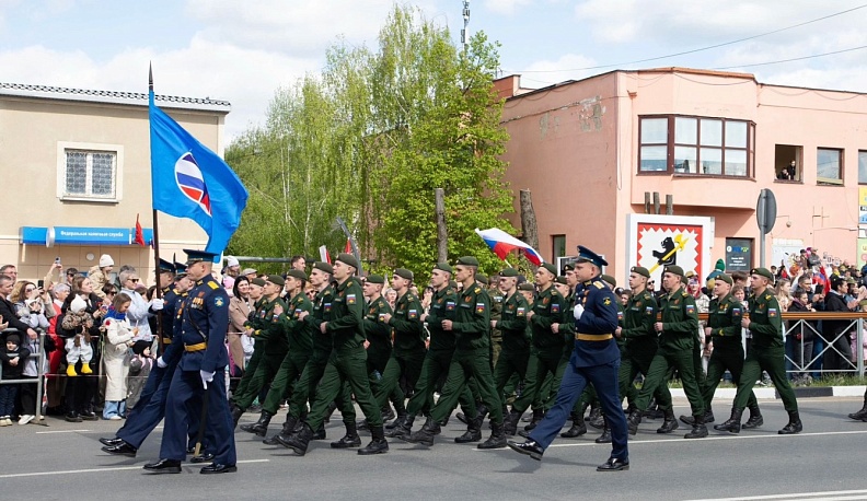 В Малоярославце прошёл парад Победы