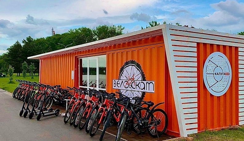 В Калуге на набережной Яченского водохранилища появился велопрокат