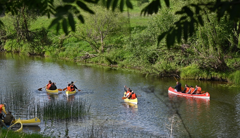 Нулевой километр Калужской экотропы открыли в национальном парке «Угра»
