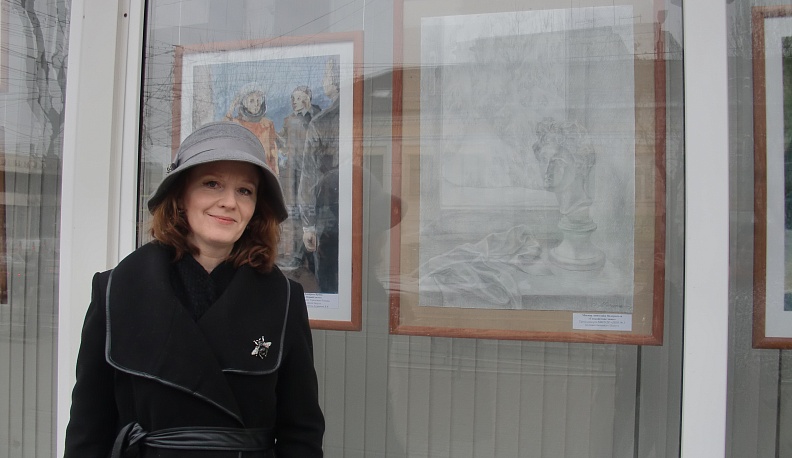 В витринах Дома художника в Калуге проходит выставка «Мастер и ученик»