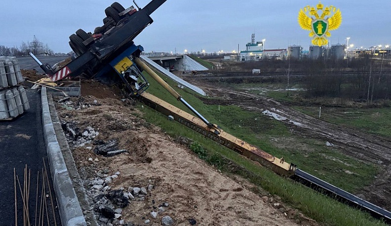 В Боровском округе погиб водитель автокрана 