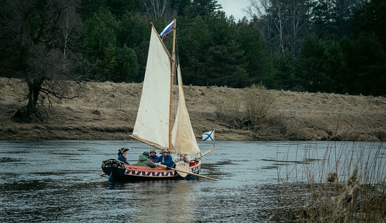 В национальном парке «Угра» состоялся мемориальный поход-реконструкция в честь командира Второй камчатской экспедиции Василия Прончищева 