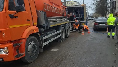 В Калуге на улице Монастырской в рамках нацпроекта модернизируют коллектор