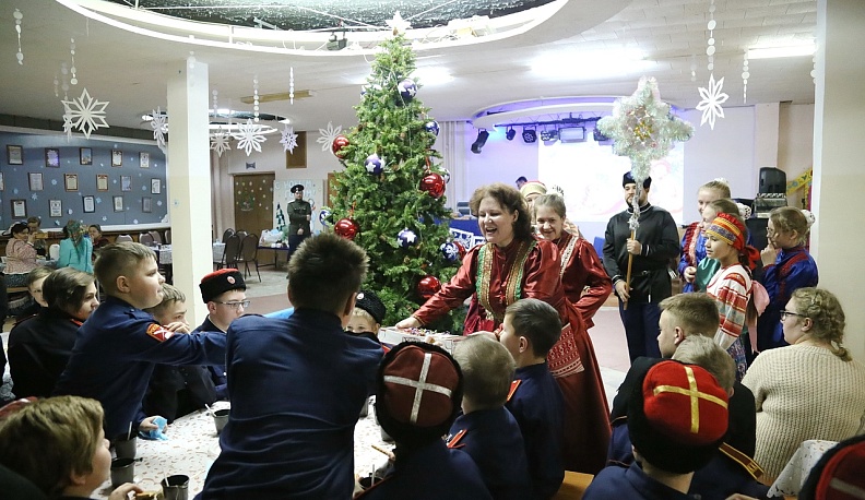 Казаки широко отмечают Рождественские и Крещенские праздники