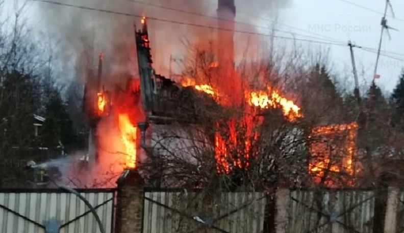 В Калужской области за первые дни декабря произошли пять пожаров