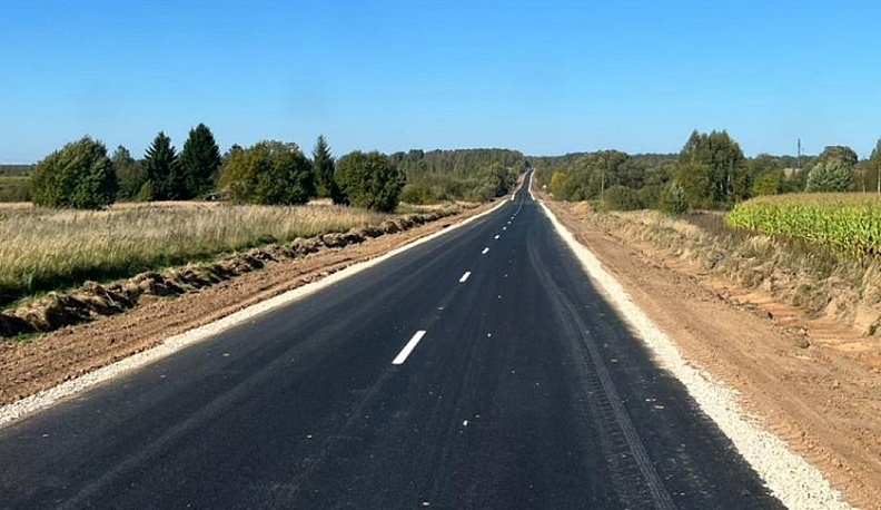 В Спас-Деменском районе завершен масштабный ремонт 7,3 км дороги