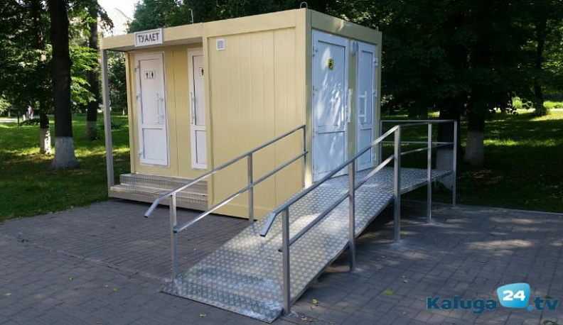  Первый туалетный модуль установили в Калуге