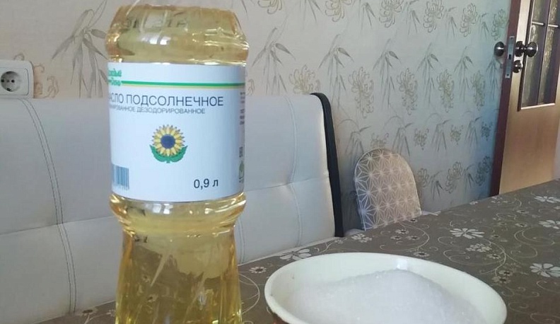 Сахар и подсолнечное масло обходятся калужанам дешевле, чем соседям