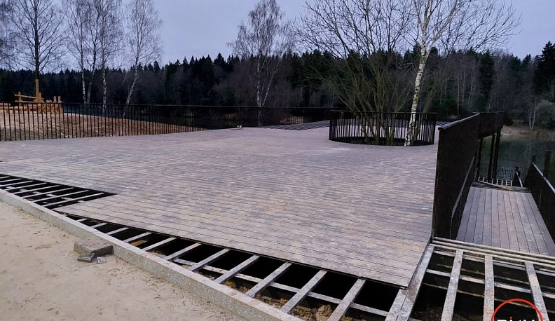 В Балабанове завершается благоустройство Страдаловки