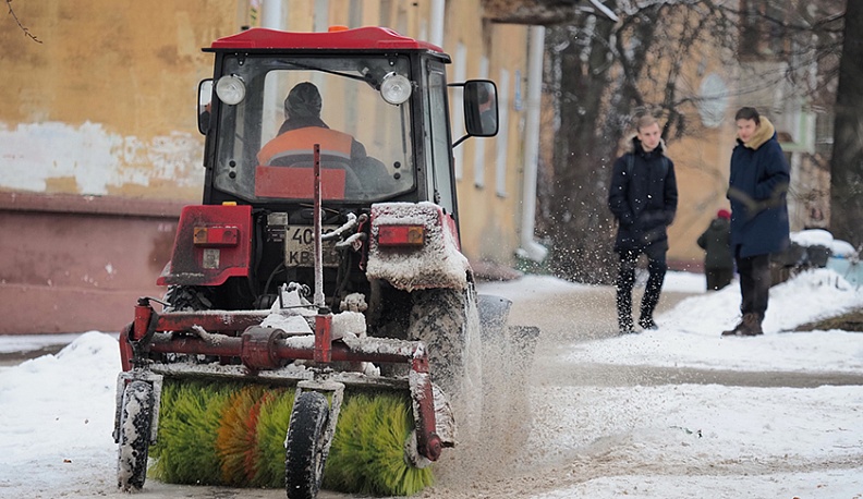 В микрорайоне Кошелев перекроют улицу для вывоза снега