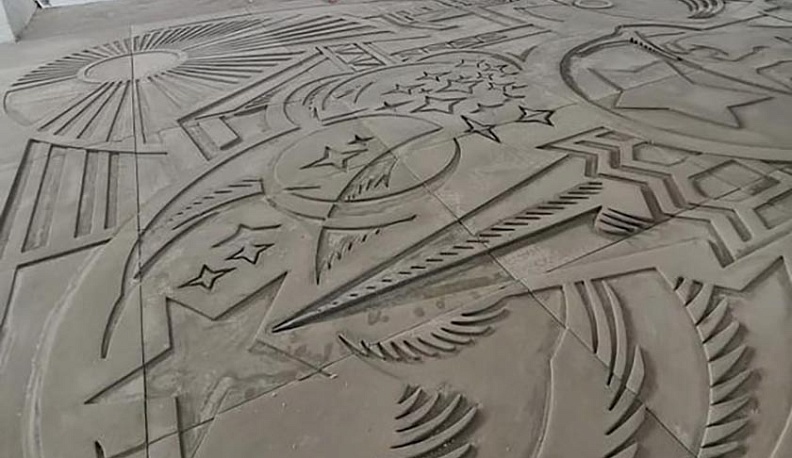 Завершается изготовление панно для Калуги