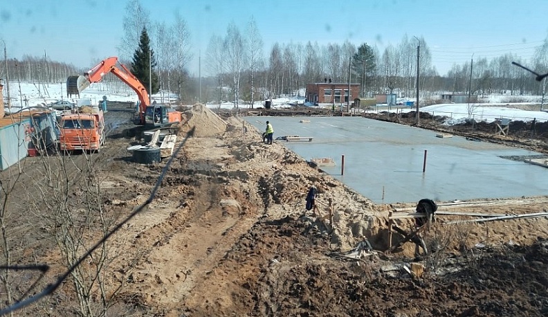 В Барятинском районе модернизируются очистные сооружения