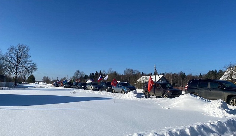 В Износковском районе защитникам Отечества посвятили автопробег