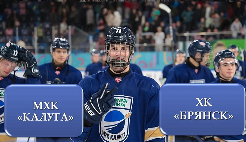 Во Дворце спорта сыграют хоккейные клубы «Калуга» и «Брянск»
