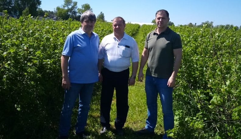 Хвастовичский район посетил министр сельского хозяйства региона Александр Ефремов