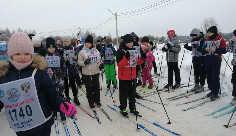 В Медыни прошел ежегодный большой забег на лыжах