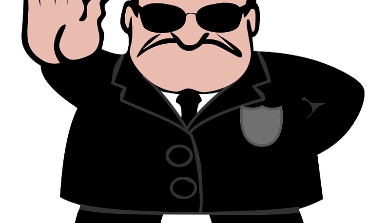 «Пошёл вон!» - сказал охранник