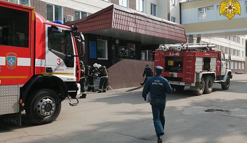 Пожар в Перинатальном центре Калуги потушили за три минуты