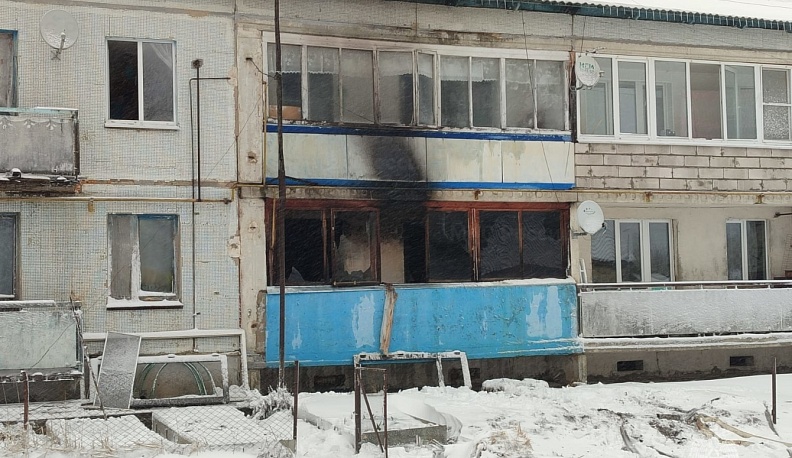 Утром в Износковском районе сгорела квартира