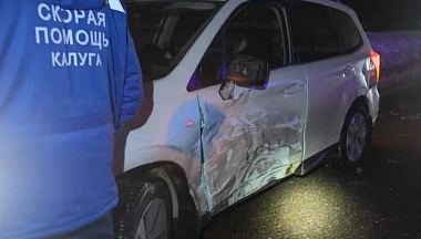 В аварии под Калугой пострадали два ребенка