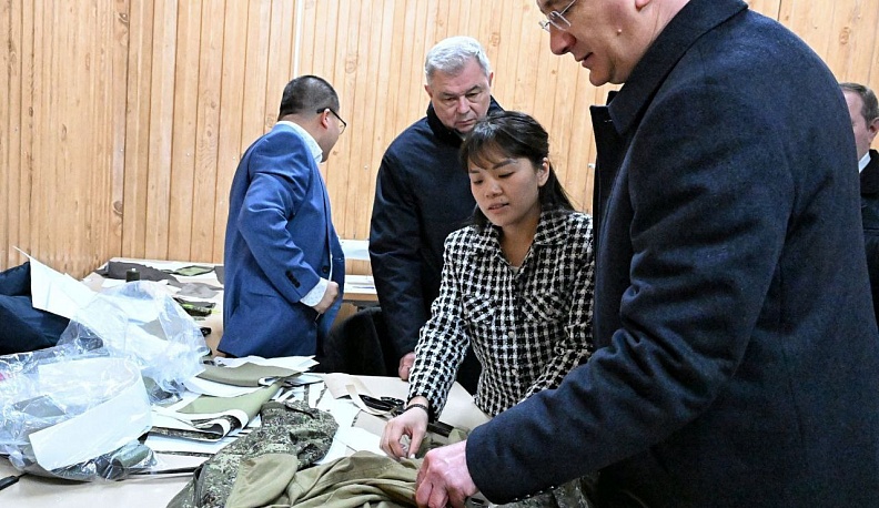 Губернатор оценил работу швейной фабрики «Витекс» в Хвастовичском районе