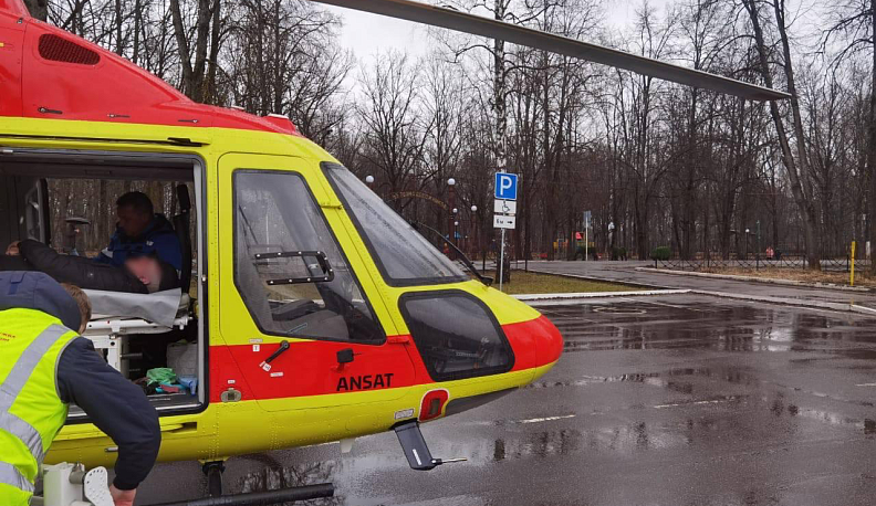Санавиация спасла первого в 2025 году пациента в Калужской области