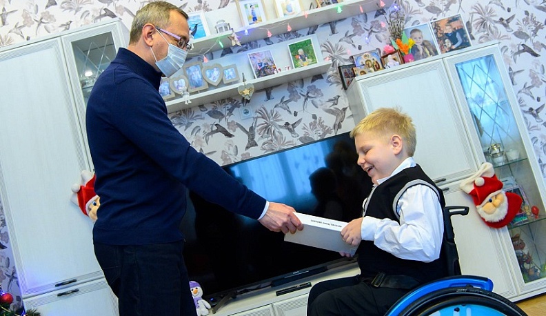 Владислав Шапша осуществил новогоднюю мечту юного калужанина