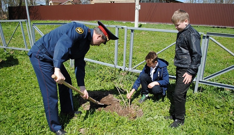 Жители Тарусского района приняли участие в акции «Сад памяти»