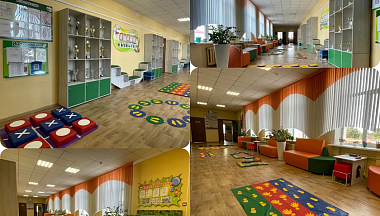 В школе Куйбышевского района организовали пространство для отдыха