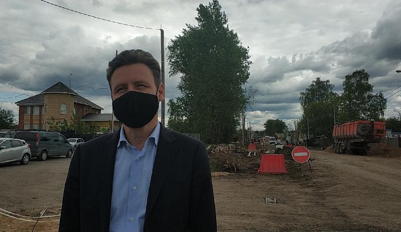 В Обнинске продолжается реконструкция улицы Лесная