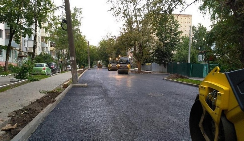 На улице Баррикад завершился ремонт дороги