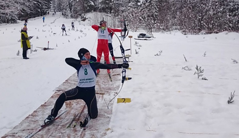 В Людинове проходят соревнования среди лыжелучников