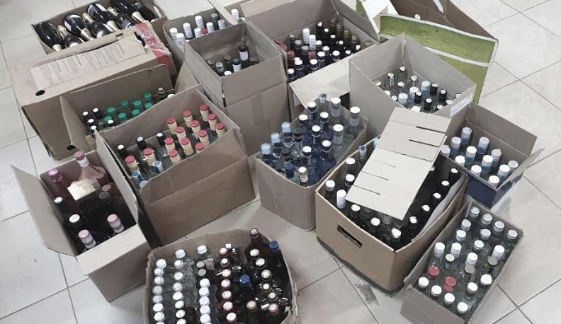 Полицейские изъяли в сельском магазине 420 литров алкоголя