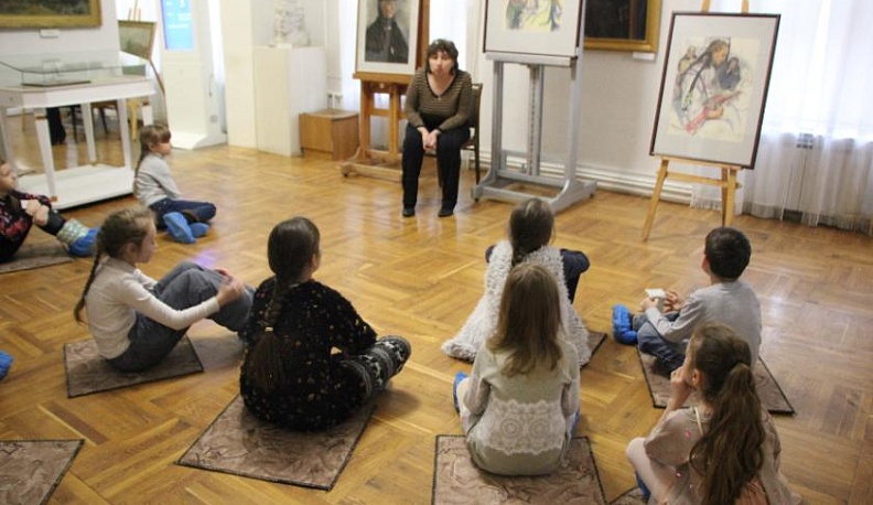 Музей изобразительных искусств продолжает цикл воскресных занятий для детей