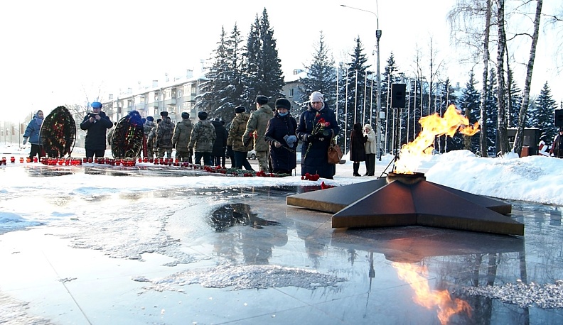 В Обнинске почтили память освободителей города от немецко-фашистских захватчиков