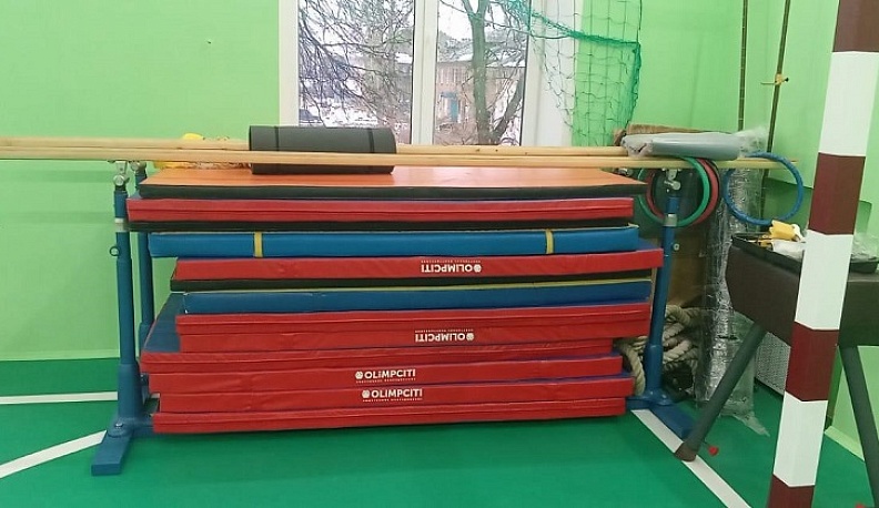 В школе №3 Малоярославецкого района обновили спортзал по нацпроекту 