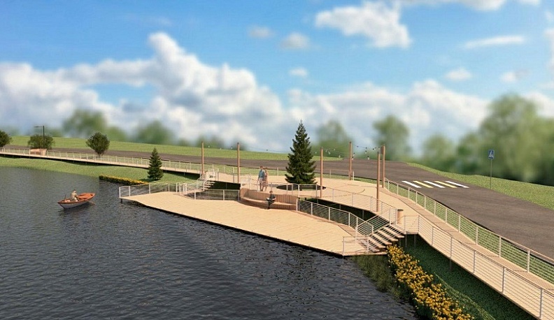 В Жиздринском районе готовятся к благоустройству Больничного пруда