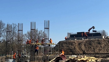 Новый путепровод строится в Людинове